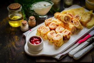 Crepes mit Schinken und Käse: In Minuten ein leckerer Snack für Gäste