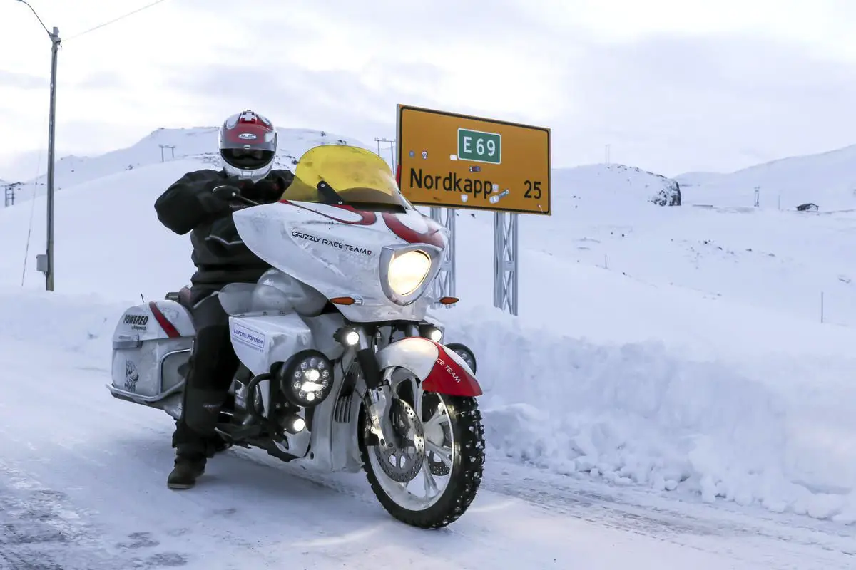 Wintermotorrad